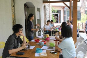現場課程活動 ：編織椅面
